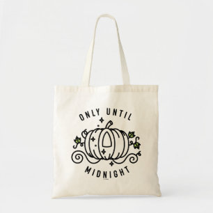 Cinderella Pumpkin Carriage "Only Until Midnight" Tote Bag