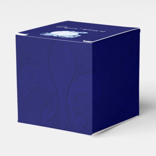 Cinderella Royal Blue Carriage Party Favor Boxes