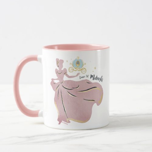 Cinderella Silhouette Dance Til Midnight Mug