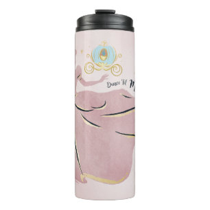 Cinderella Silhouette "Dance 'Til Midnight" Thermal Tumbler
