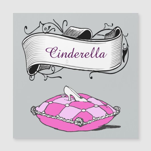 Cinderella Slipper Custom Banner Magnet (Front)
