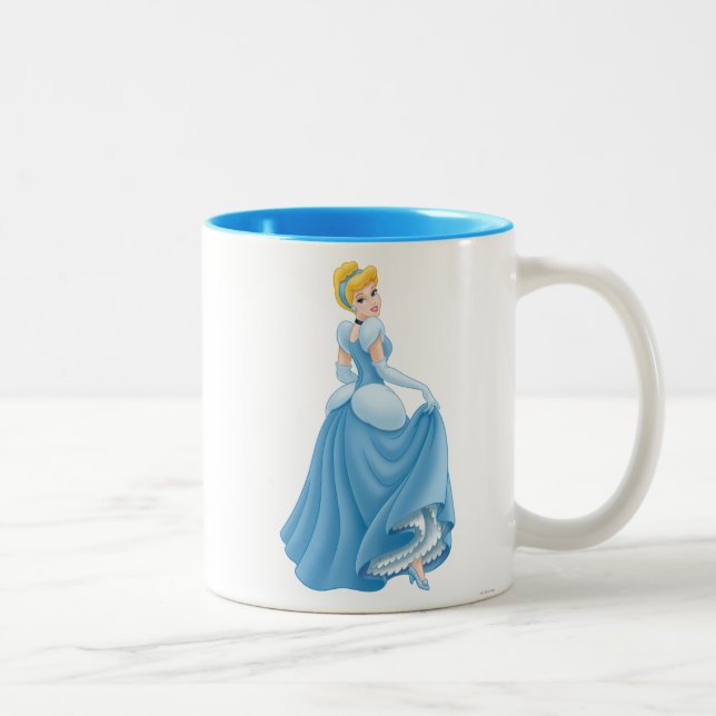 Cinderella Standing Two-Tone Coffee Mug (Right)