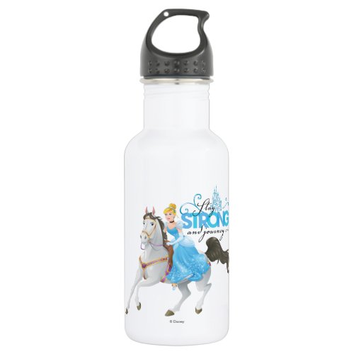 Cinderella  Stay Strong And Journey On Water Bottle