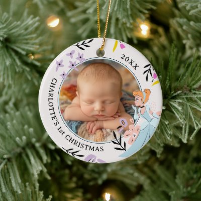 Cinderella &amp; the Animals Photo Ceramic Ornament