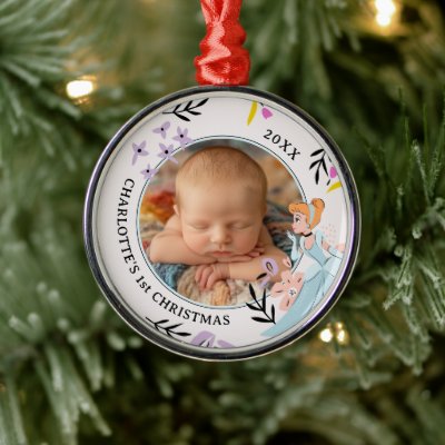 Cinderella &amp; the Animals Photo Metal Ornament