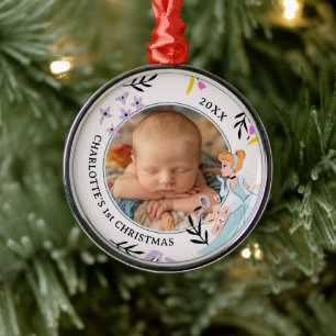 Cinderella & the Animals Photo Metal Ornament