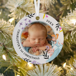 Cinderella & the Animals Photo Metal Ornament