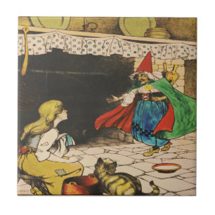 Cinderella Vintage Repro Ceramic Tile