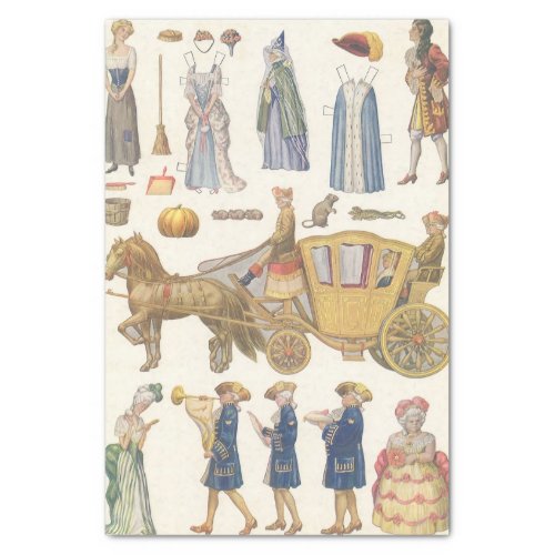 Cinderella Vintage Victorian Paper Doll Toys