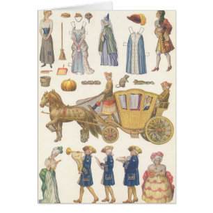 Cinderella, Vintage Victorian Paper Doll Toys