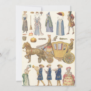 Cinderella, Vintage Victorian Paper Doll Toys