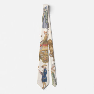 Cinderella, Vintage Victorian Paper Doll Toys Neck Tie