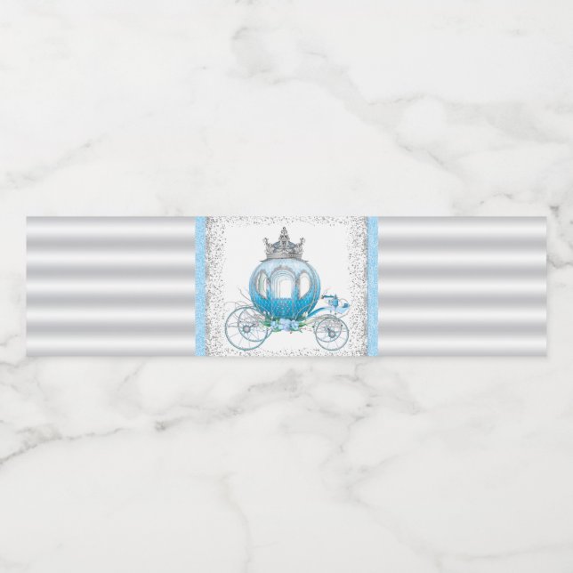 Cinderella Water Bottle Labels (Single Label)