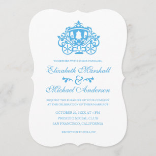 Cinderella Wedding   Carriage Invitation