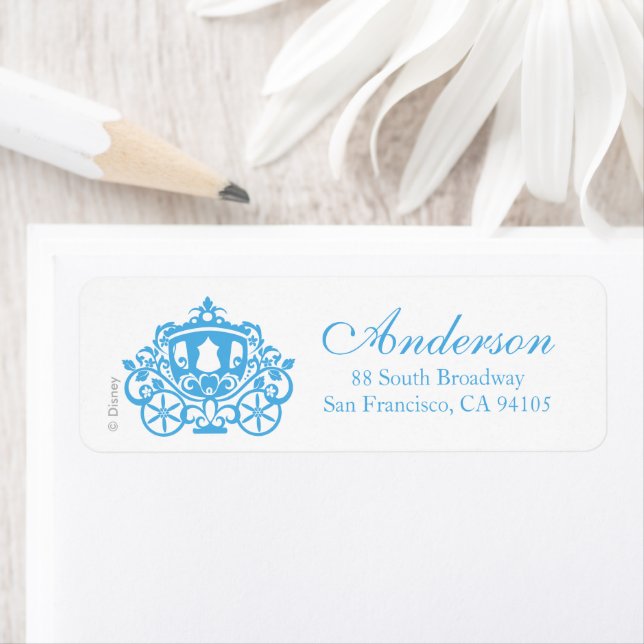 Cinderella Wedding | Carriage Label (Insitu)