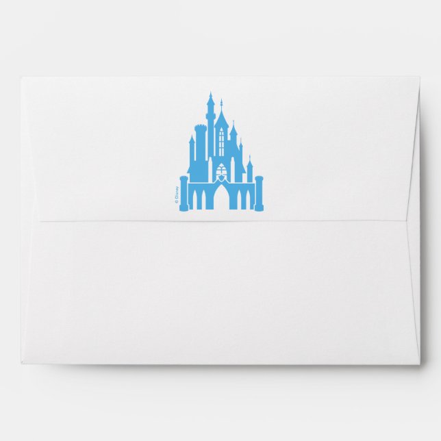 Cinderella Wedding | Castle Envelope (Back (Top Flap))