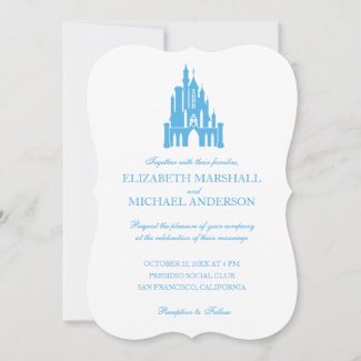 Cinderella Wedding | Castle Invitation