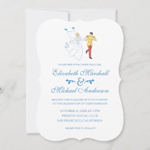 Cinderella Wedding  Cinderella  Prince Charming Invitation