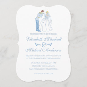 Cinderella Wedding   Classic Invitation