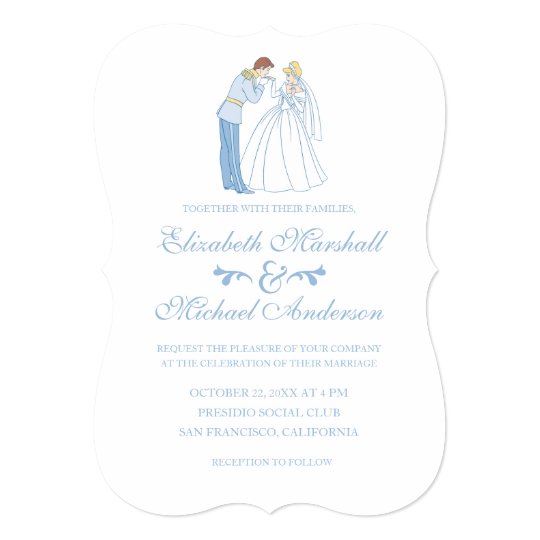 Cinderella Wedding Classic Invitation Zazzle Com