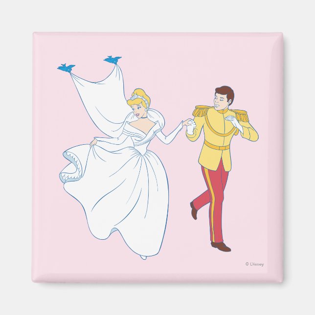 Cinderella Wedding Magnet (Front)