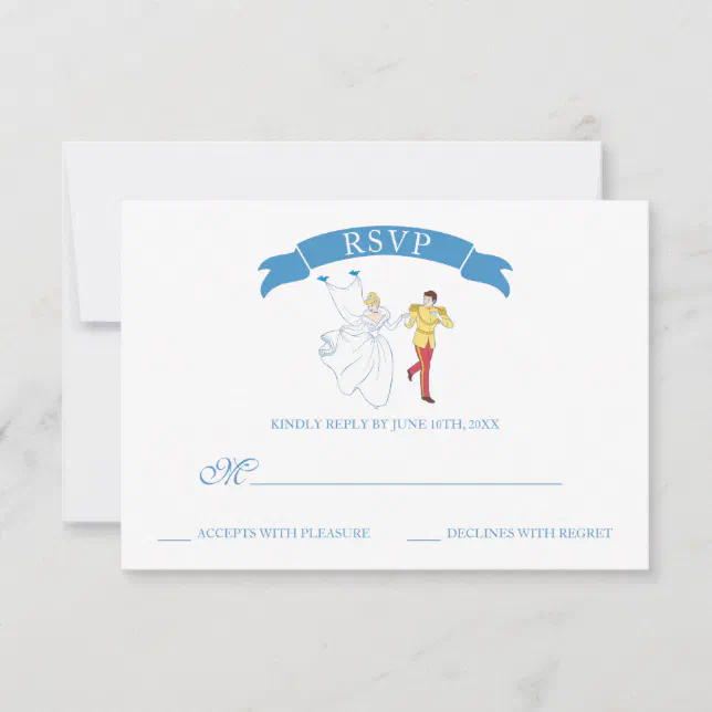Cinderella Wedding | RSVP | Zazzle