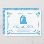 Cinderella Wedding | Silhouette Save the Date (Front/Back)