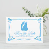 Cinderella Wedding | Silhouette Save the Date (Standing Front)