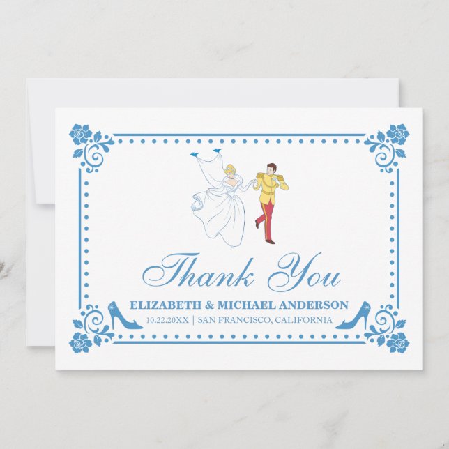 Cinderella Wedding | Thank You (Front)