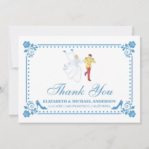 Cinderella Wedding   Thank You Card
