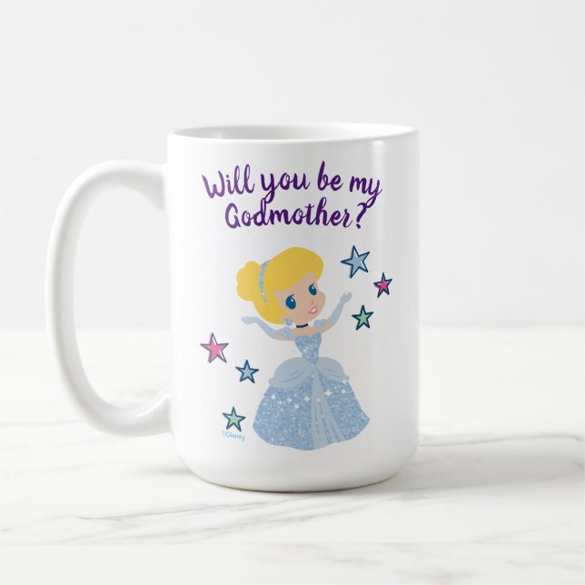 Cinderella - Will You Be My Godmother Coffee Mug (Left)