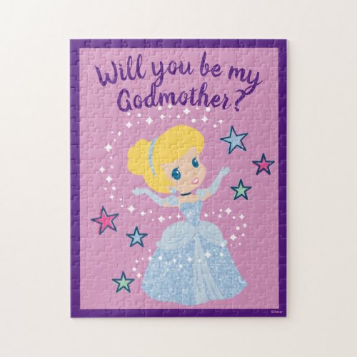 Cinderella - Will You Be My Godmother Jigsaw Puzzle - Ask that special person if they would like to be the Godmother to your little princess!