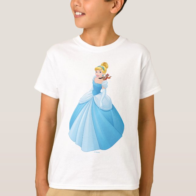 Cinderella With Gus & Jaq T-Shirt (Front)