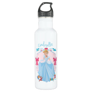 Cinderella With Gus & Rufus Stainless Steel Water Bottle