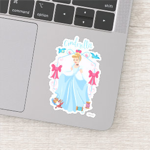 Cinderella With Gus & Rufus Sticker