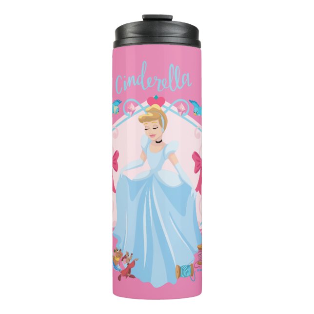 Cinderella With Gus & Rufus Thermal Tumbler (Front)