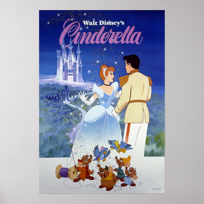 DISNEY PRINCESSES CASTLE PRINCESS NEW POSTER Cinderella