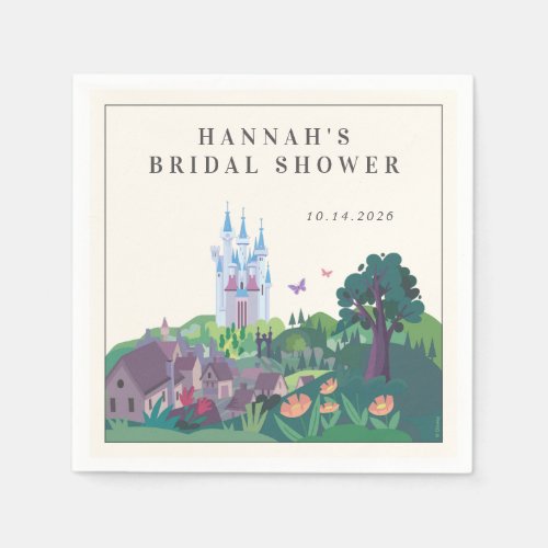 Cinderellas Castle Bridal Shower Napkins