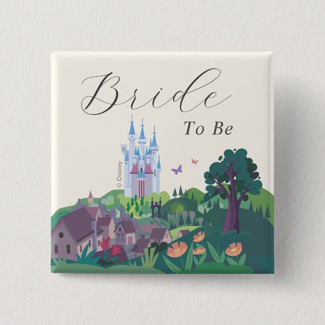 Cinderella's Castle | Bride to Be Button (Front)