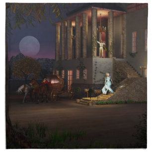 Cinderella's Coach Cloth Napkin