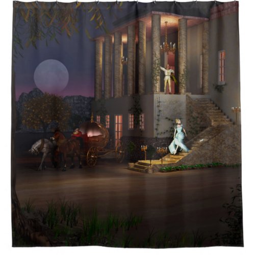 Cinderellas Coach Shower Curtain