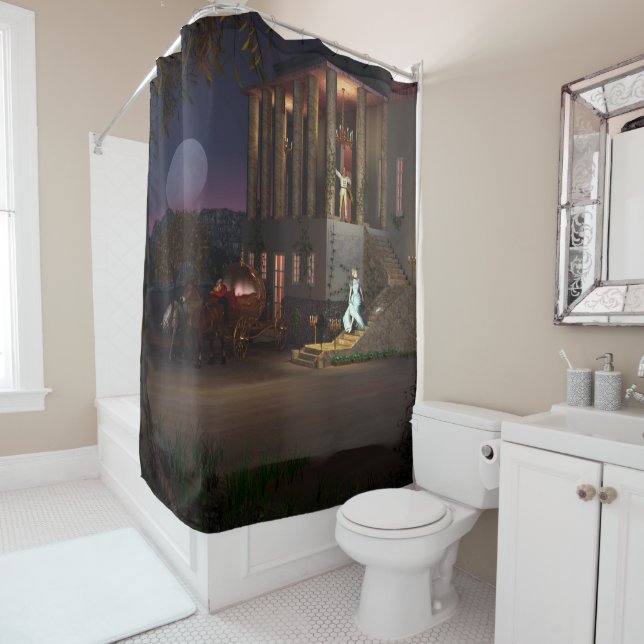 Cinderella's Coach Shower Curtain (In Situ)