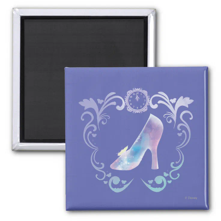 Disney Cinderella Glass Slipper Blue Cushion Set Telegram Limited Japan  Used