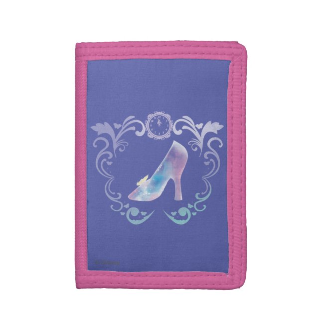 Cinderella's Glass Slipper Tri-fold Wallet (Front Vertical)