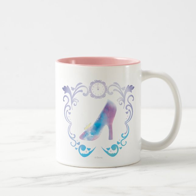 Cinderella's Glass Slipper Two-Tone Coffee Mug (Right)