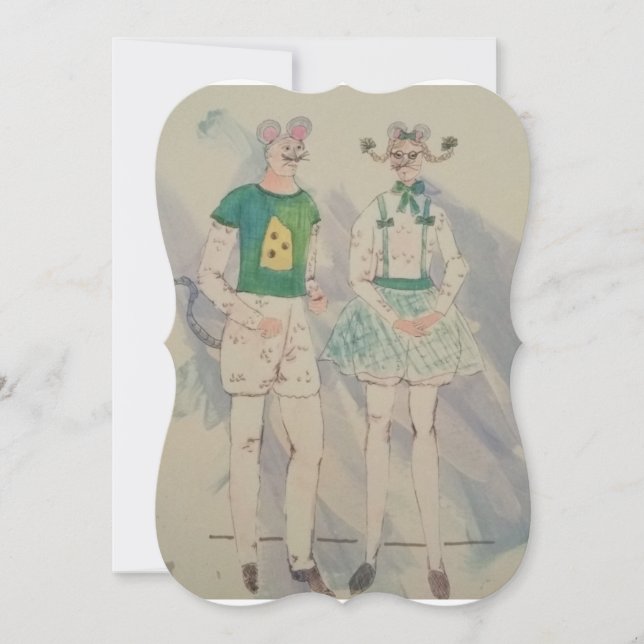 Cinderella's Mice: Greeting Card (Front)