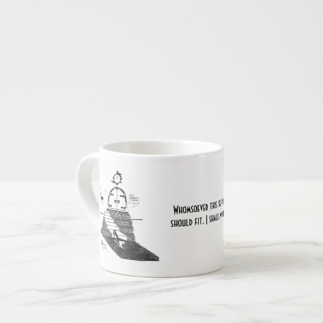 Cinderella's Slipper Espresso Cup (Front Left)