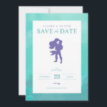 Cinderella's Whimsical Castle | Save the Date<br><div class="desc">Dive into the magic of your upcoming wedding with our enchanting Little Mermaid and Prince Eric Save the Date cards,  available exclusively on Zazzle. These beautifully designed cards are perfect for couples who want to begin their journey to forever with a splash of romance and fairy tale charm.</div>