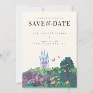 Cinderella's Whimsical Castle   Save the Date
