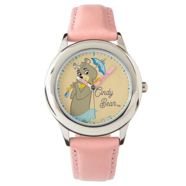 Cindy Bear Holding Parasol Watch (Front)